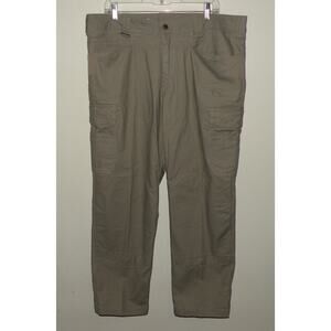 Noble Full Flexx Men's Hammer Drill Canvas Cargo Pants 40 (38) x 30 Gray Stretch
